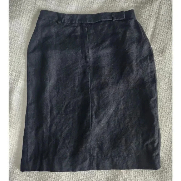 346 Brooks Brothers Irish Linen Pencil Skirt - Picture 1 of 8